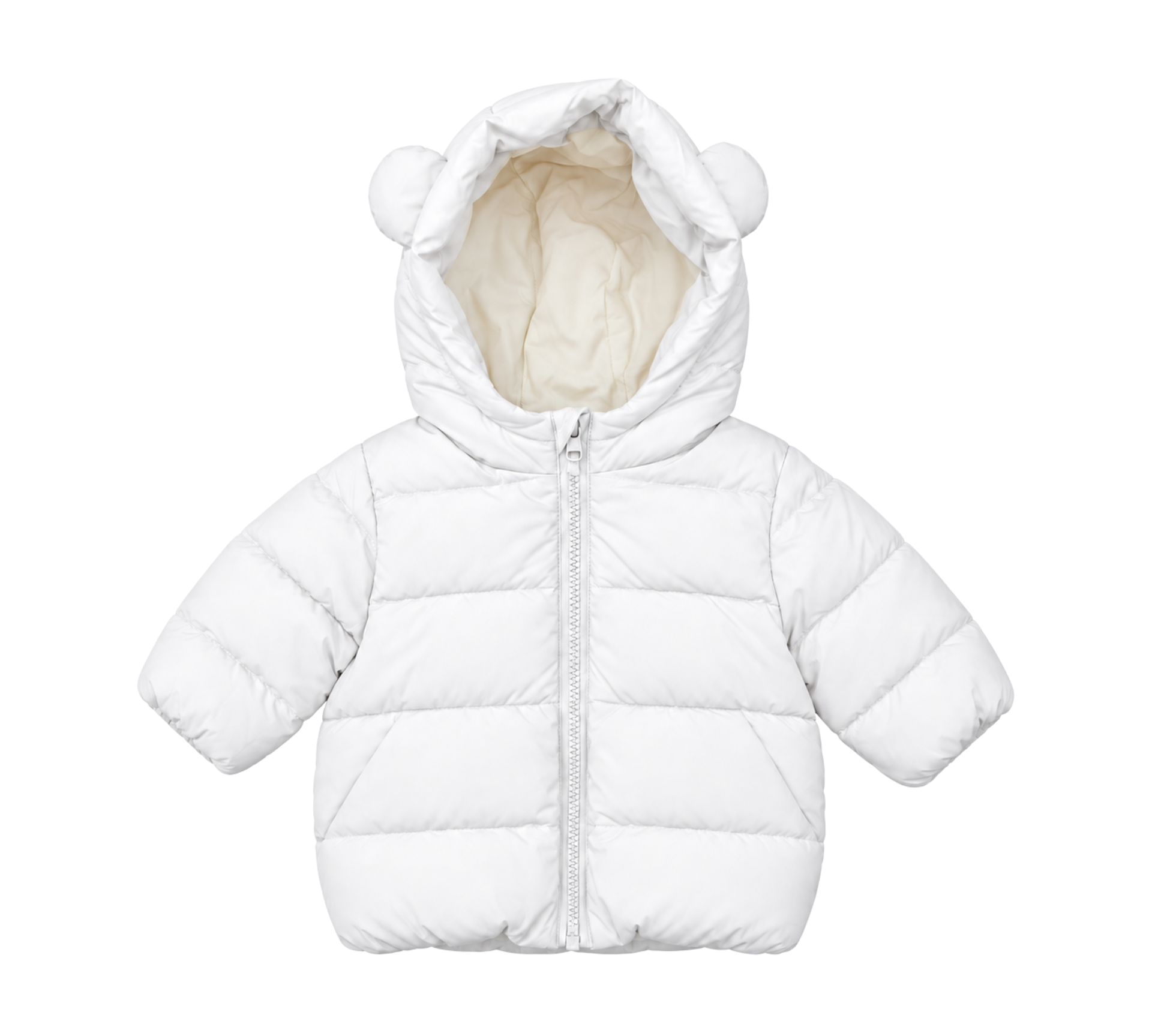 BOMBOOGIE DOWN JACKET W/EARS ON HOOD(3M-6M)