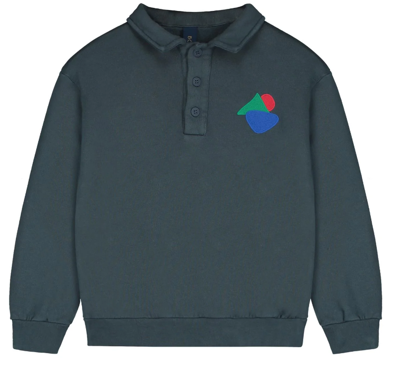 BONMOT EMB POLO SWEATSHIRT (2-11Y)