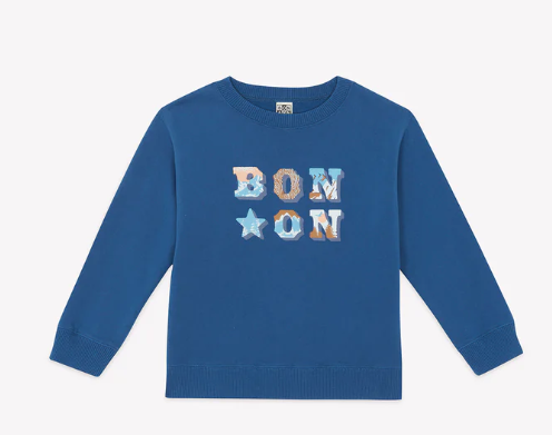 BONTON SMILE SWEAT TOP (4-8A)