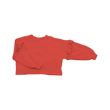 BOOSO BLUZA SHORT FRILL SWEATSHIRT(12M-13Y)