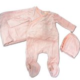 BUBANI FUR TRIM WRAP 3PC SET (3M-6M)