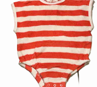 BUHO BB TERRY STRIPES ROMPER (6M-24M)
