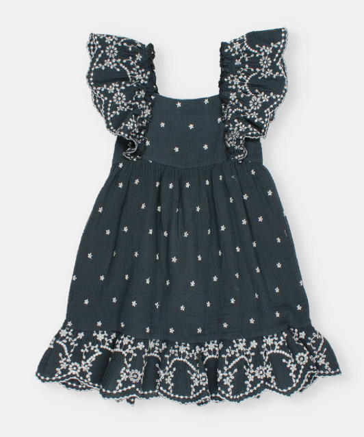 BUHO EMBROIDERY DRESS (2-12Y)