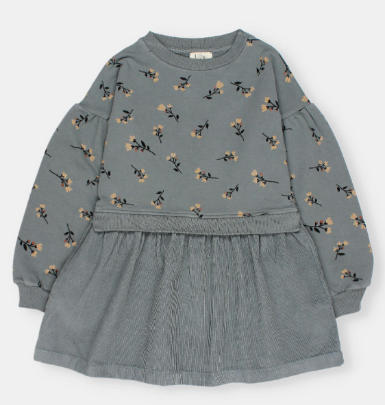 BUHO FOLK COMBI DRESS (2-12Y)