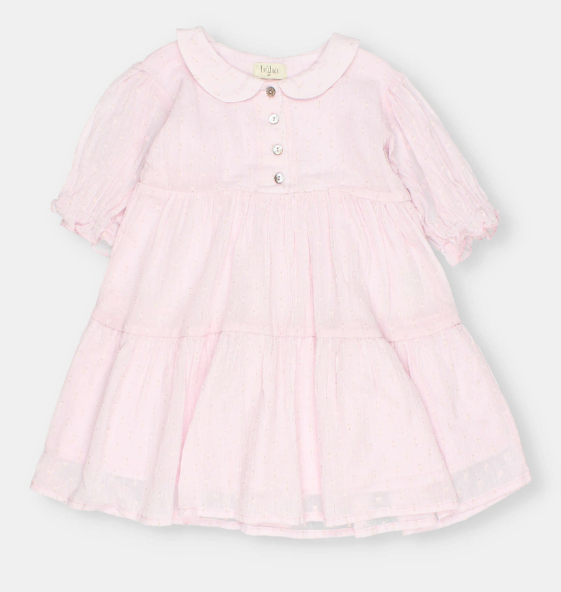 BUHO LUREX PLUMETI DRESS (2-12Y)