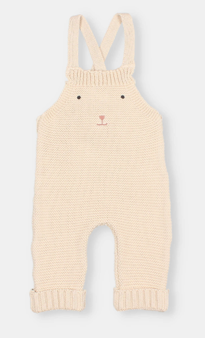 BUHO NB TEDDY DUNGAREE (3M-12M)