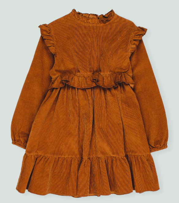 BUHO SOFT VELOUR DRESS (2-12Y)