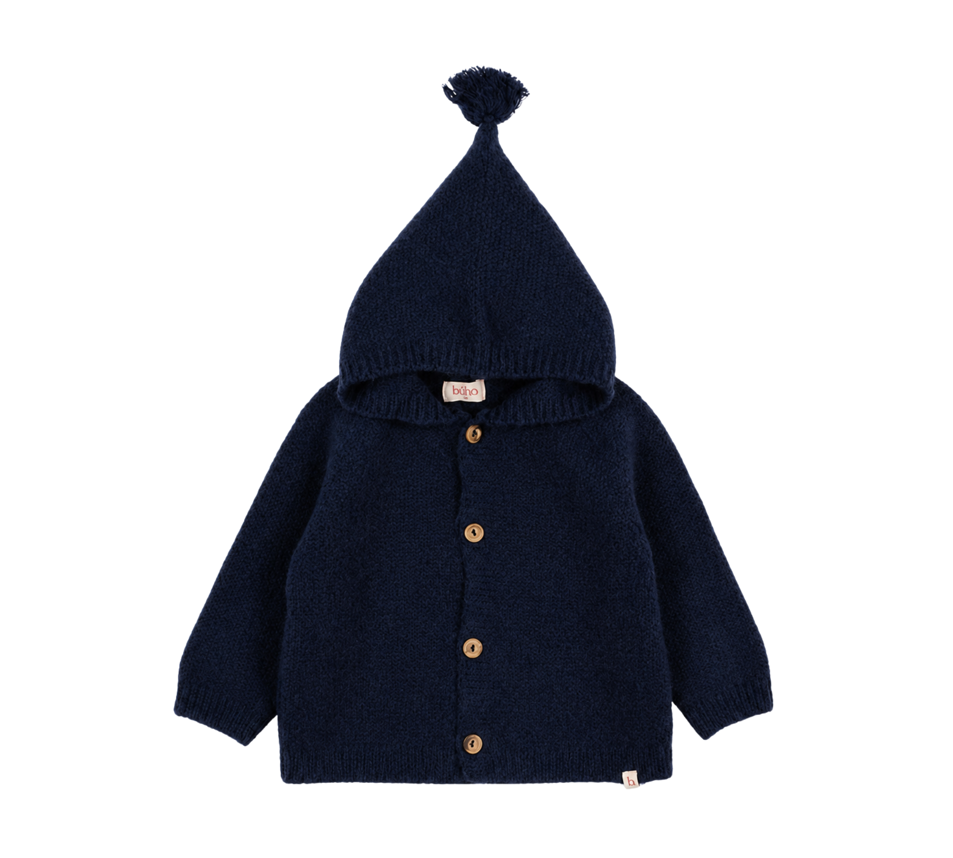 BUHO BB HOOD CARDIGAN (6M-24M)