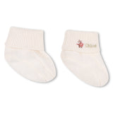 CHLOE KNITTED SET W/HAT & BOOTIES (1M-3M)