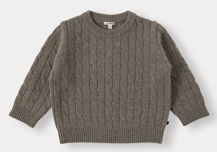 BENE BENE CABLE WOOL KNIT PULLOVER(3T-8T)