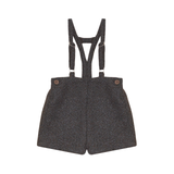 CALLA LILI TWEED SHORTS W/SUSPENDERS (2-5Y)