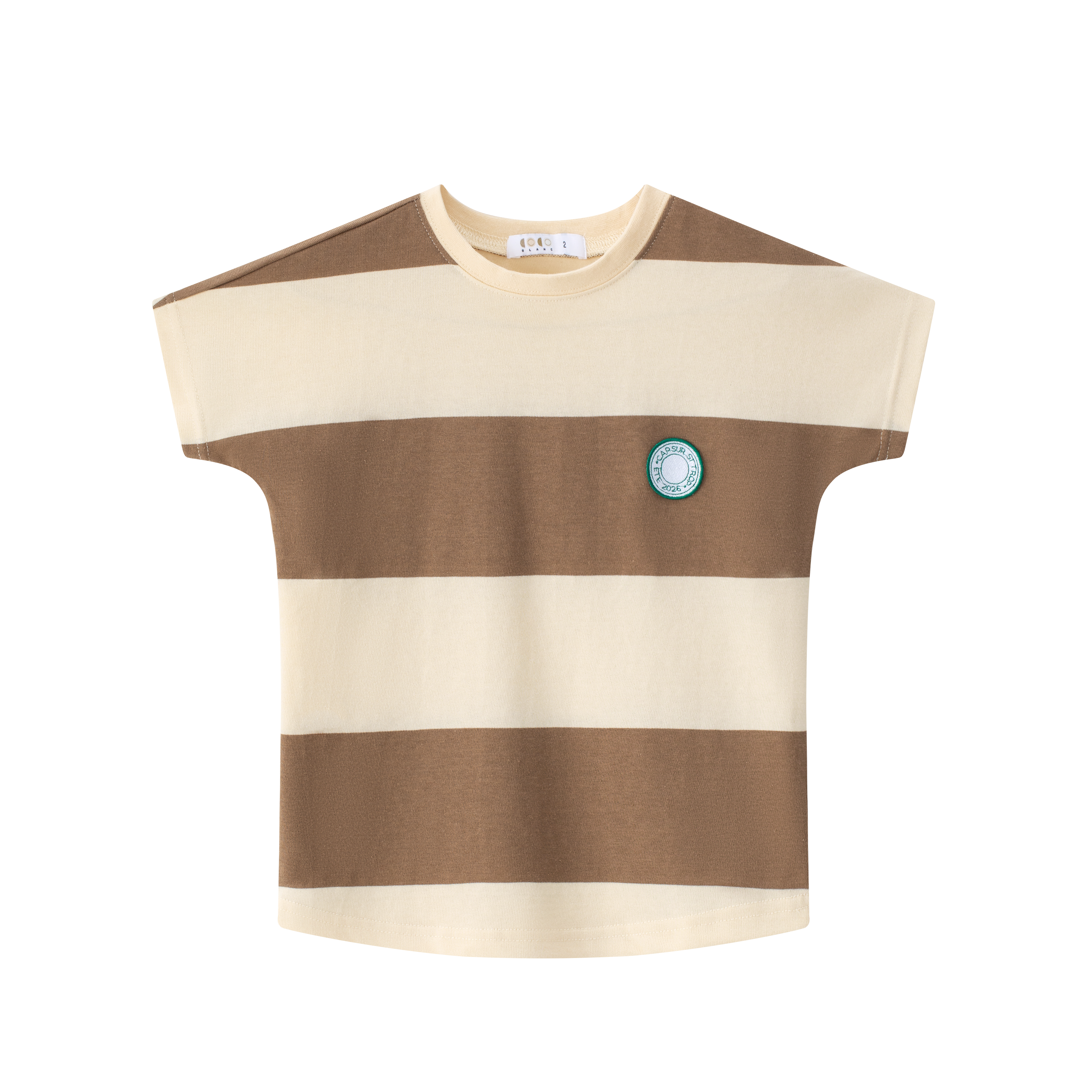 COCO BLANC STRIPED TEE (2-8Y) - Klade Children's Boutique