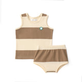 COCO BLANC STRIPED BLOOMER SET (12M-3Y)