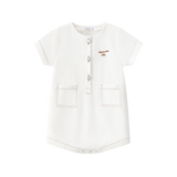 COCO BLANC BOY DENIM ROMPER (12M-3Y)