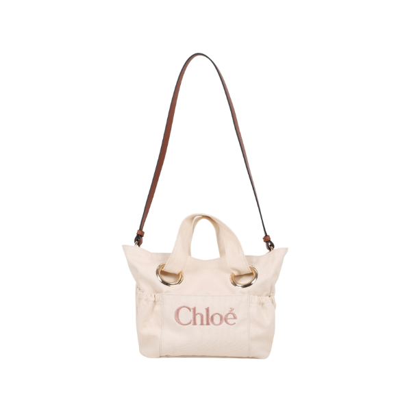 CHLOE CANVAS TOTE BAG (OS) - Klade Children's Boutique
