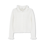 CHLOE  FLOUNCED COLLAR CARDIGAN (12-14A) - Klade Children's Boutique