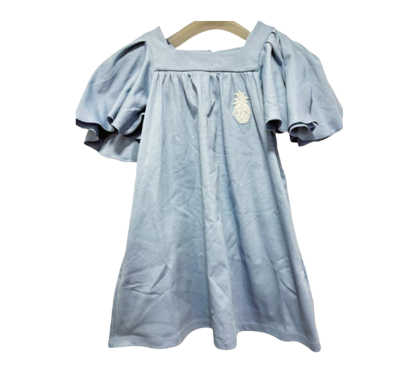 CHLOE FLOUNCED SHORT SLEEVE DRESS(4-10A) - Klade Children's Boutique