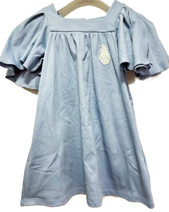 CHLOE FLOUNCED SHORT SLEEVE DRESS(4-10A)