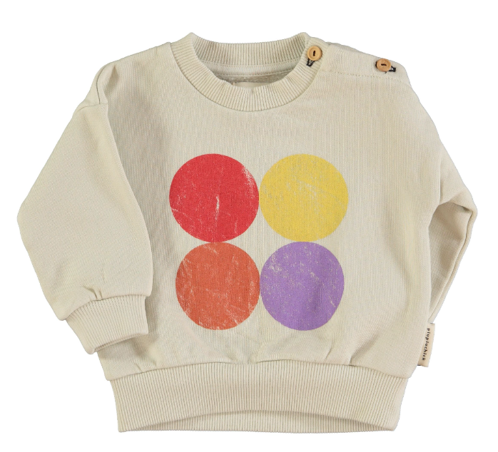 PUIPUICHICK CIRCLES SWEATSHIRT (6M-12Y)