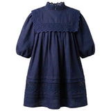 PERNILLE HIGHNECK LINE LACE TRIM DRESS(2-12Y)