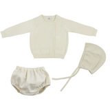 CB SQUARE NECK BLOOMER SET W/BONNET(12M-2Y)