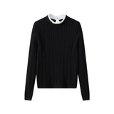 COCO BLANC CABLED SWEATER (12-22Y)