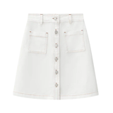 COCO BLANC DENIM SKIRT (10-16Y) - Klade Children's Boutique