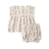 COCO BLANC FLORAL BLOOMER SET (12M-3Y)