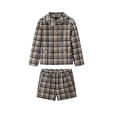 COCO BLANC PLAID SUIT (2-6Y)