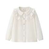 COCO BLANC RUFFLE BLOUSE (12M-3Y)
