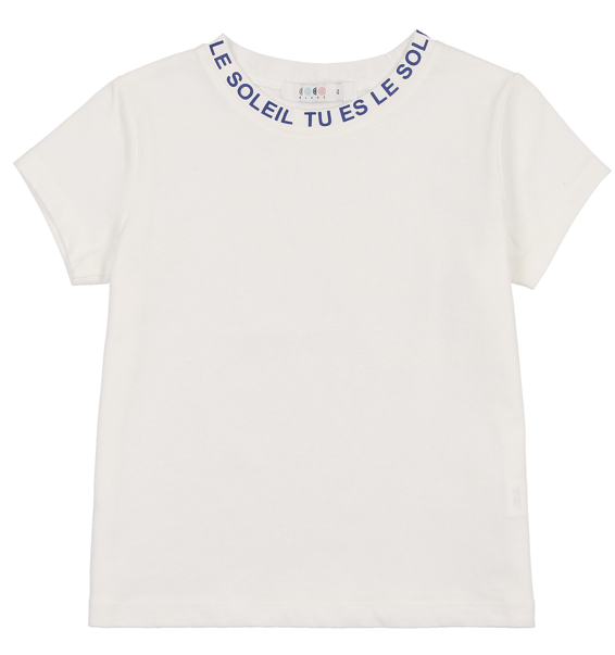 COCO BLANC CREW NECK TEE (4-12Y)