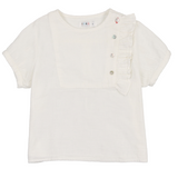 COCO BLANC RUFFLE BLOUSE (2-6Y)