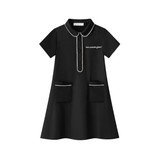 COCO BLANC SILK SHIRT DRESS (3-5Y)