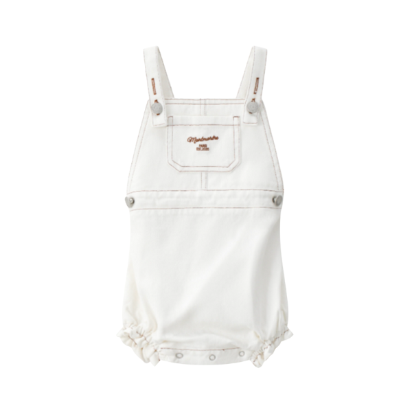 COCO BLANC GIRL DENIM ROMPER (18M-4Y) - Klade Children's Boutique