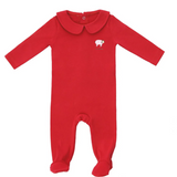COCO BLANC COLLARED FOOTIE PAJAMAS (3M-12M)