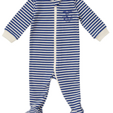 COCO BLANC STRIPED FOOTIE PAJAMAS (3M-12M)
