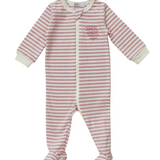 COCO BLANC STRIPED FOOTIE PAJAMAS (3M-12M)