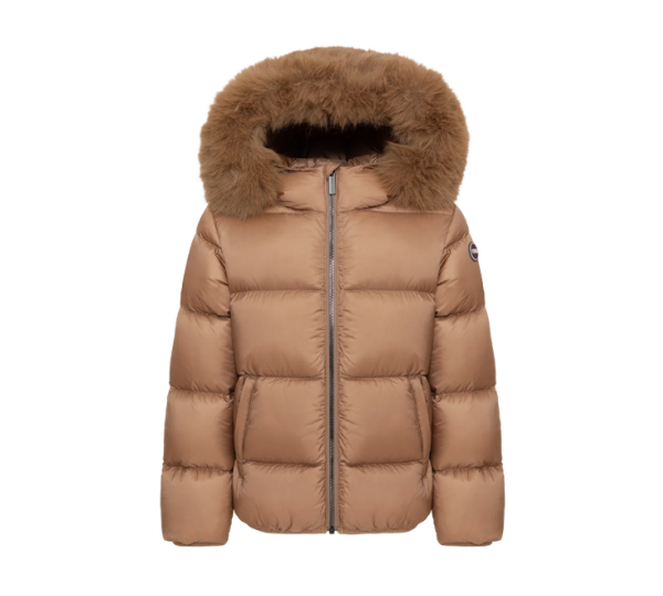 COLMAR GIRLS DOWN JACKET W/FUR (4-16Y)