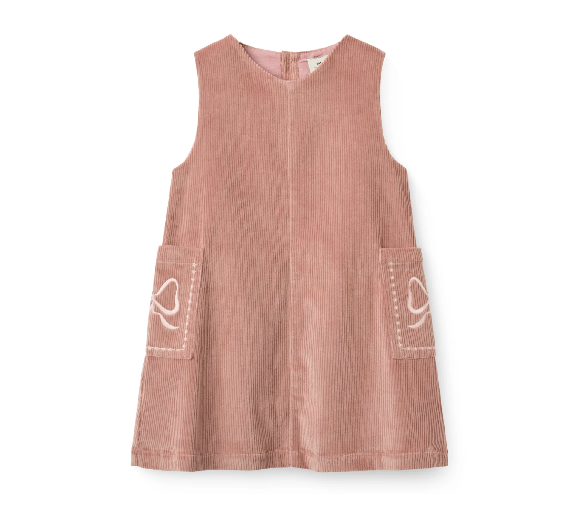 COPENHAGEN EMBROIDERY CORD DRESS (2-8Y)