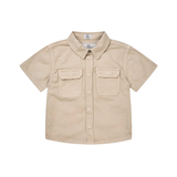 COPENHAGEN TWILL SAFARI SS SHIRT (2-8Y)