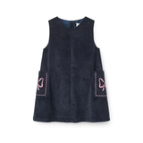 COPENHAGEN EMBROIDERY CORD DRESS (2-8Y)
