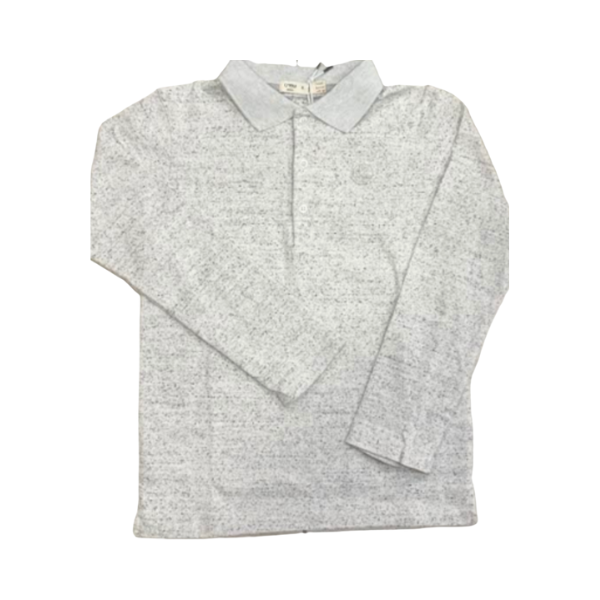 CREW BASICS SONNLY LS POLO TOP (8-16Y) - Klade Children's Boutique