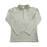 CREW BASICS SONNLY LS POLO TOP (8-16Y)
