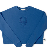 BIRNAHAM CROPPED LOGO TEE (12-22Y)