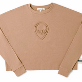BIRNAHAM CROPPED LOGO TEE (12-22Y)