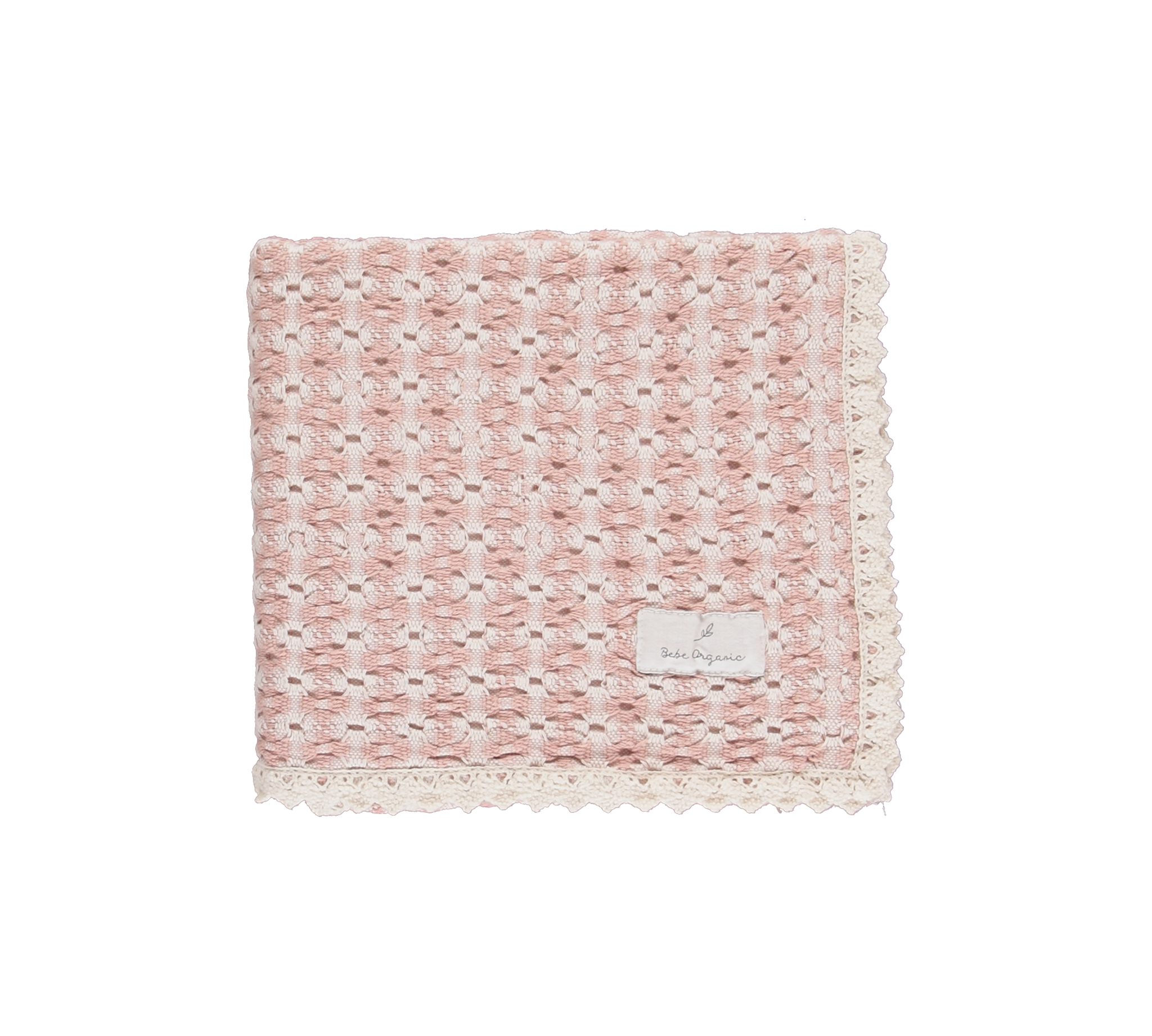 BEBE ORGANIC CROCHET BLANKET (OS)