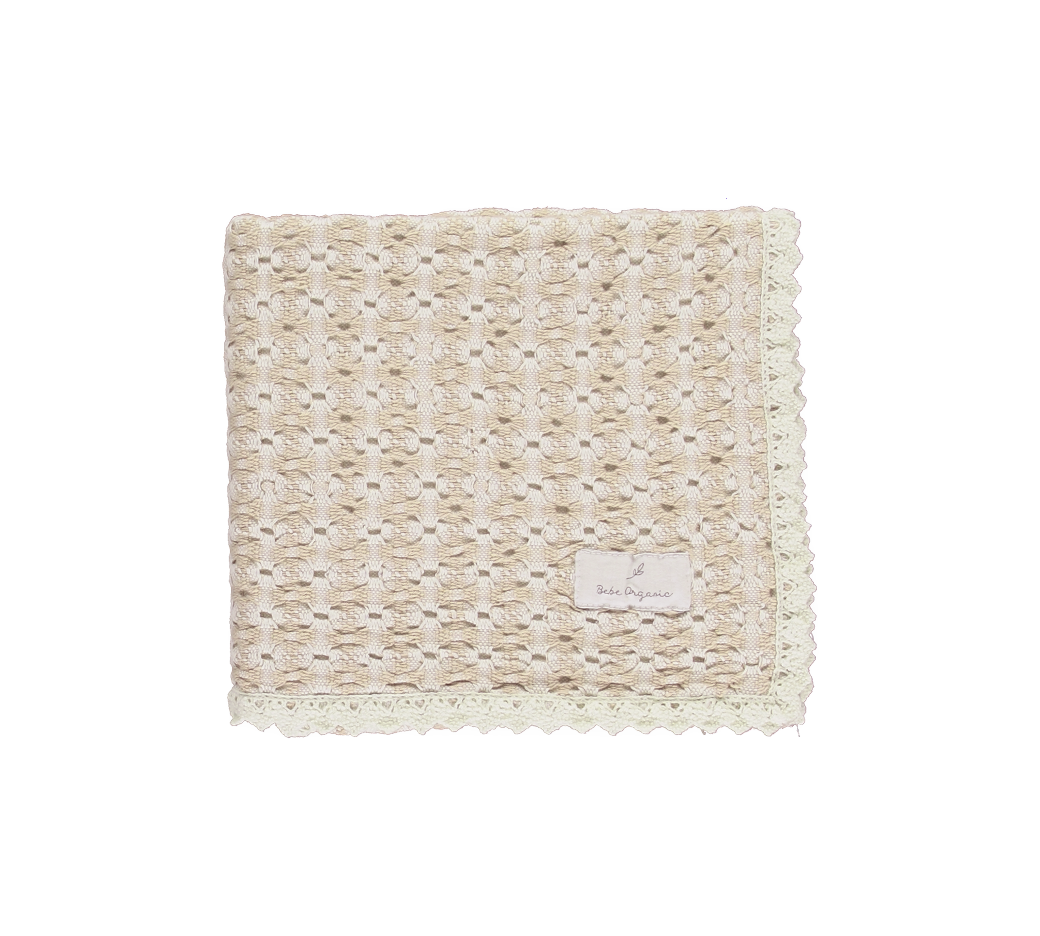 BEBE ORGANIC CROCHET BLANKET (OS)