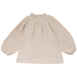 CALLA LILI GIRL SHIRT W/SMOCKING AT NECK (2-14Y)