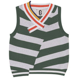 G DEGREE STRIPE RIB DETAIL VEST (T0-T12)