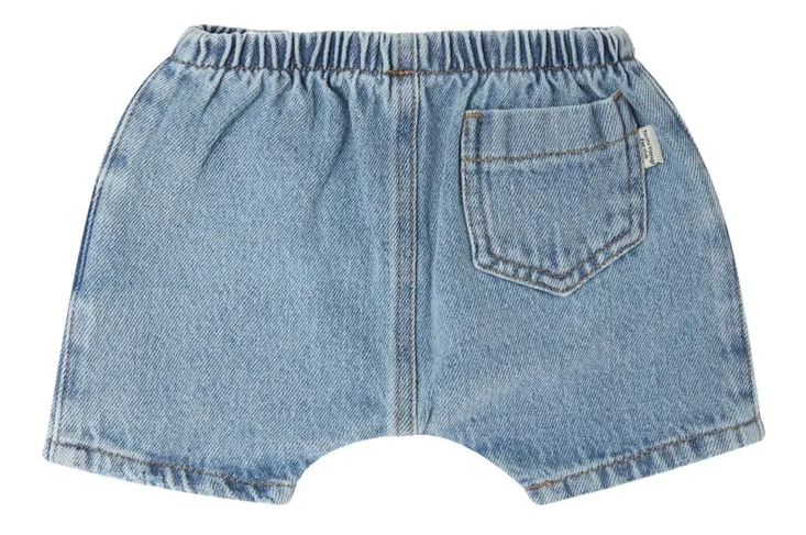 TOCOTO VINTAGE DENIM BABY SHORTS (12M-2Y)